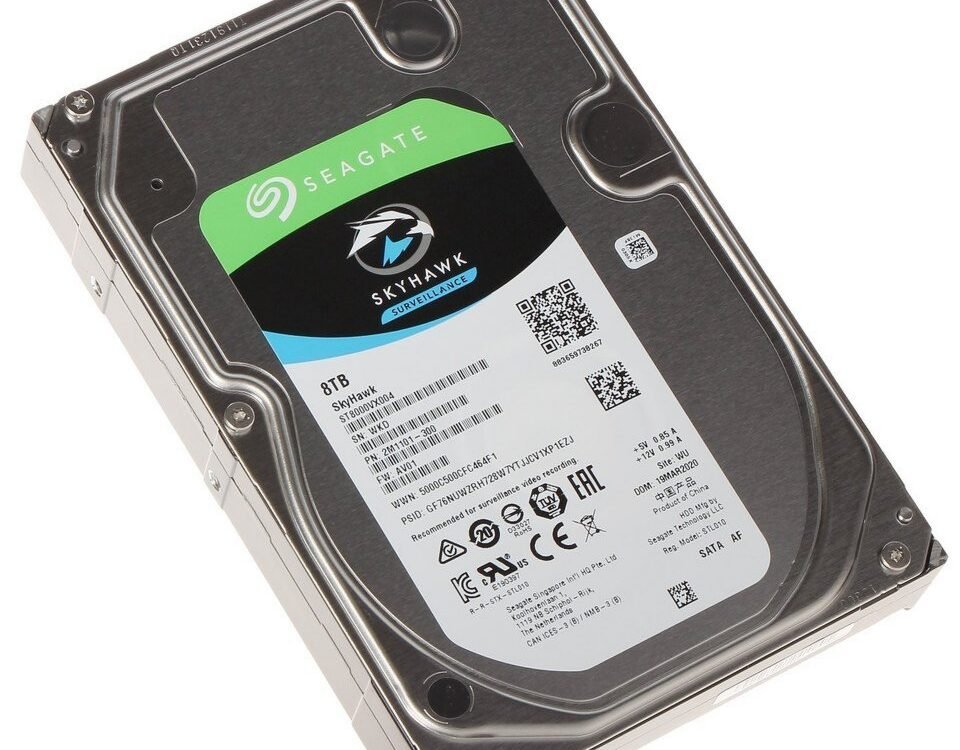 Seagate SkyHawk AI Surveillance HDD 3.5" | 8TB SATA III | 7200RPM