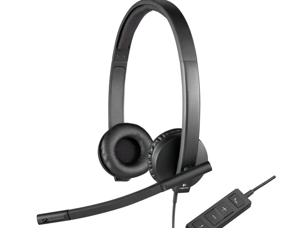 Logitech H570e | Bedrade On-ear USB-A Headset | Zwart