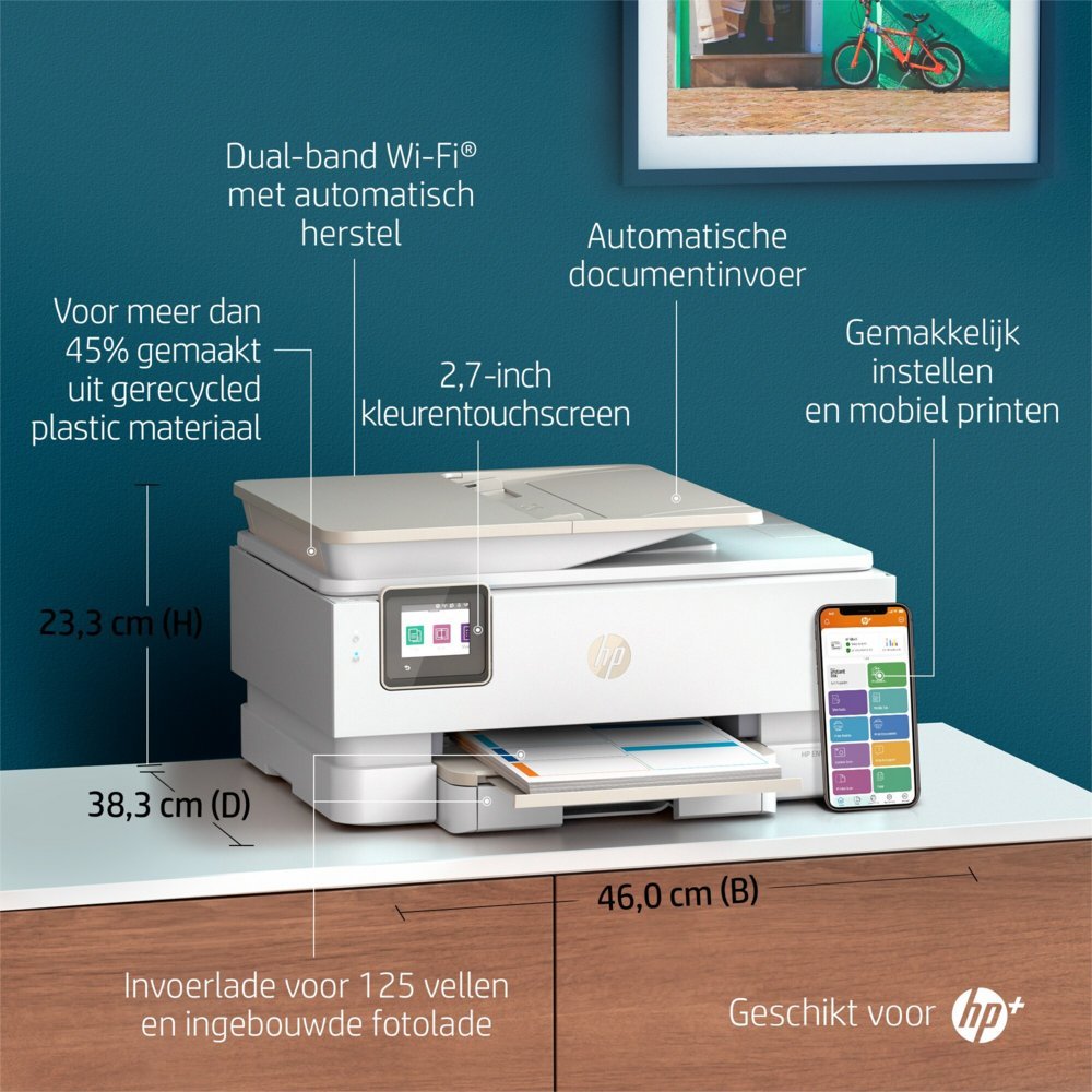 HP Envy Inspire 7920e | All-in-One Inkjetprinter | 4800 x 1200 DPI | Wi-Fi | Kleur - Afbeelding 18