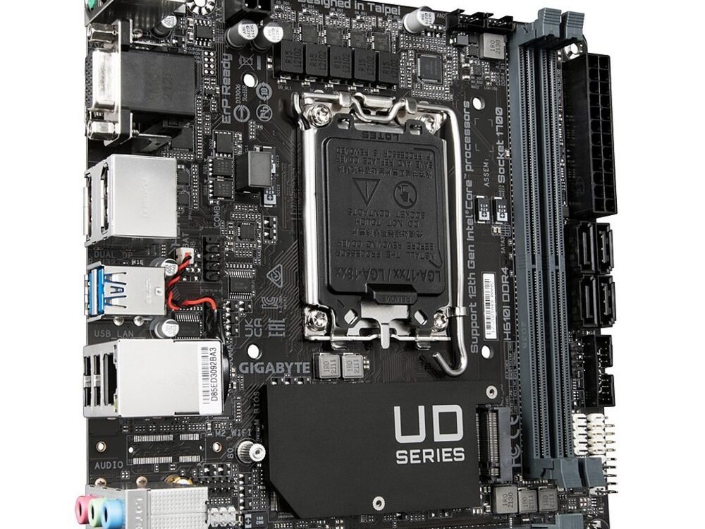 Gigabyte H610I DDR4 | Socket LGA 1700 | Intel H610 | 2xDDR4 | Mini-ITX | Moederbord