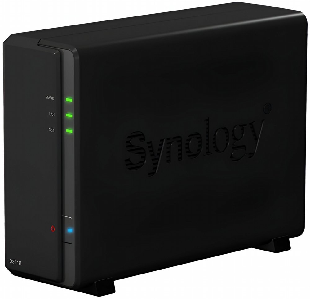 Synology DiskStation DS118 NAS 2TB | 1 Drive Bay | Inclusief 2TB HDD | 1x Gigabit Ethernet | Zwart - Afbeelding 3