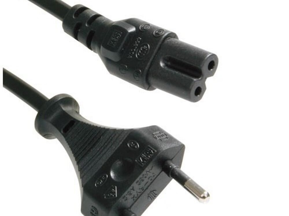 Gembird electriciteitssnoer | 2-pin | Zwart | 1,8 m | PC-184-VDE