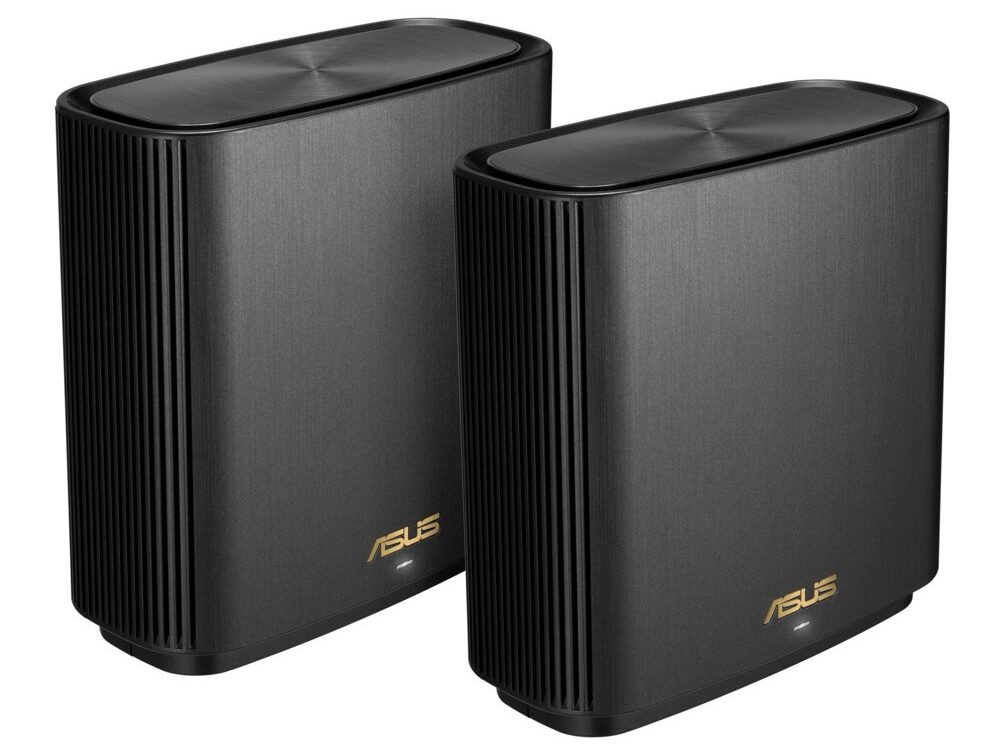 ASUS ZenWiFi XT9 (2-pack) | Tri-band WiFi 6 Mesh Router | Gigabit Ethernet | AX7800 | Zwart
