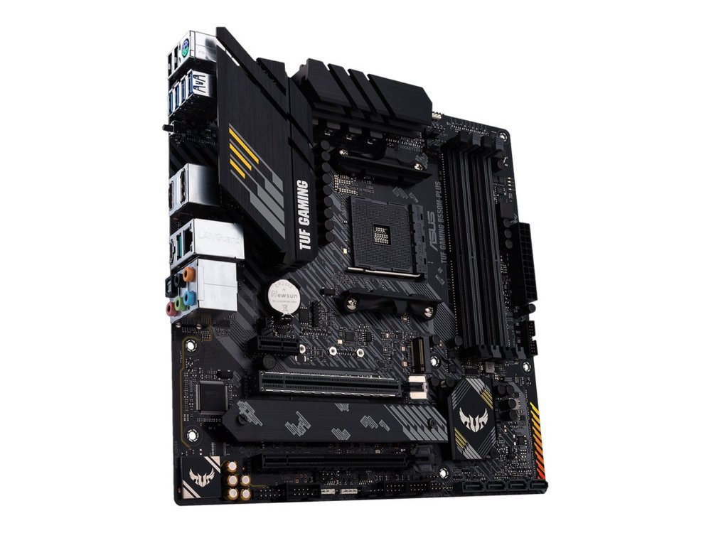 ASUS TUF GAMING B550M PLUS | Socket AM4 | AMD B550 | 4xDDR5 | Micro-ATX | Moederbord