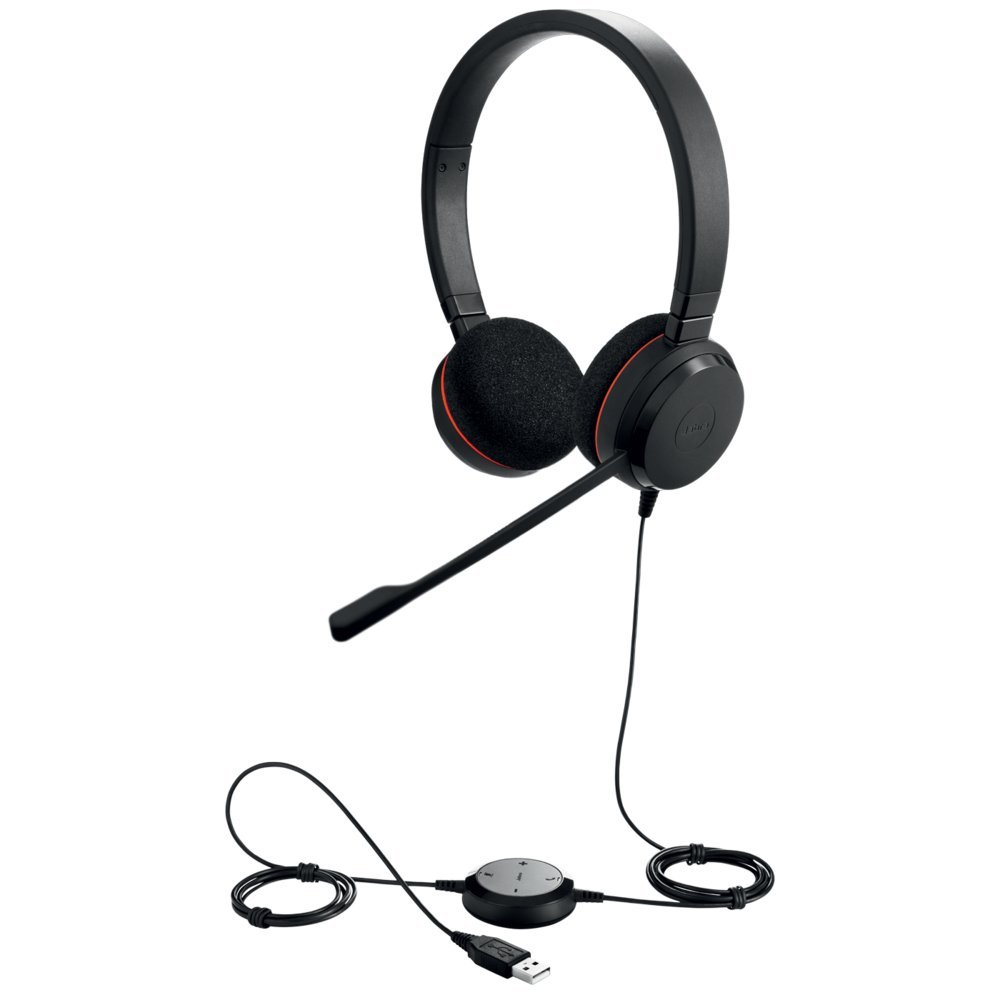 Jabra Evolve 20 UC | Bedrade On-ear Stereo Headset | USB Type-A | Zwart - Afbeelding 4