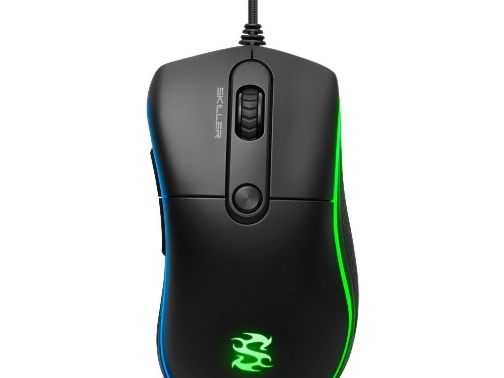 Sharkoon Skiller SGM2 | Bedrade Gaming Muis | USB-A | 6400 DPI | Zwart | RGB