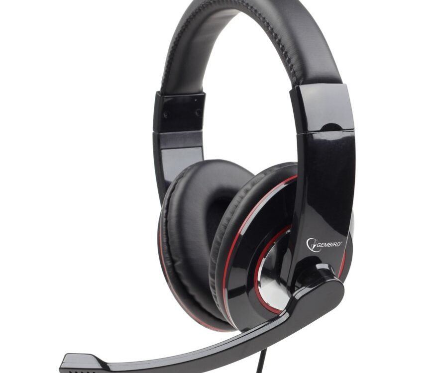Gembird MHS-001 | Bedrade On-Ear Headset USB-A | Zwart