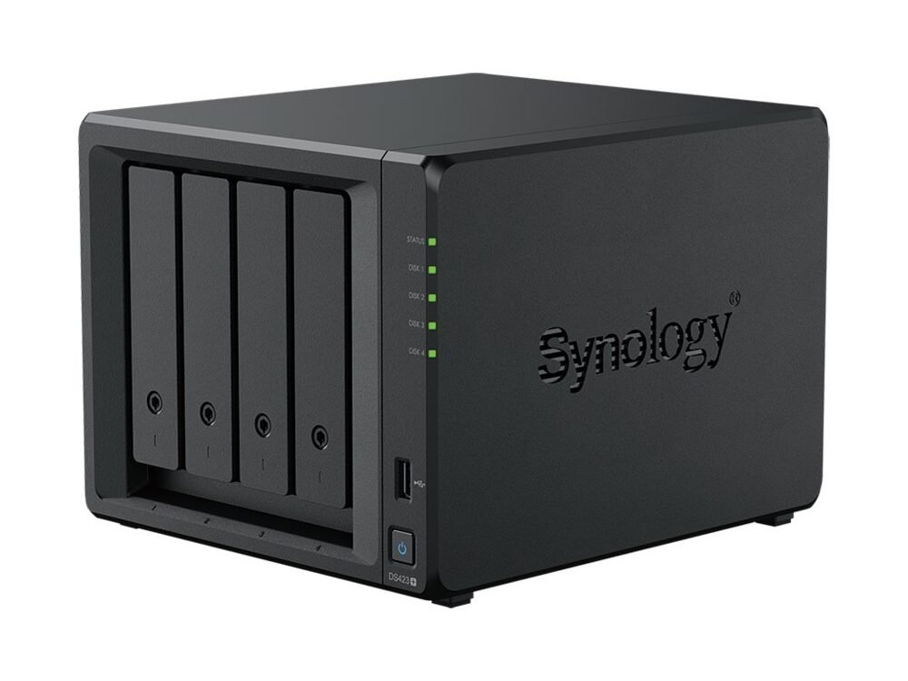 Synology DiskStation DS423+ NAS | 4 Drive Bays | Intel Celeron J4125 | 2x Gigabit Ethernet | Rack (8U) | Zwart