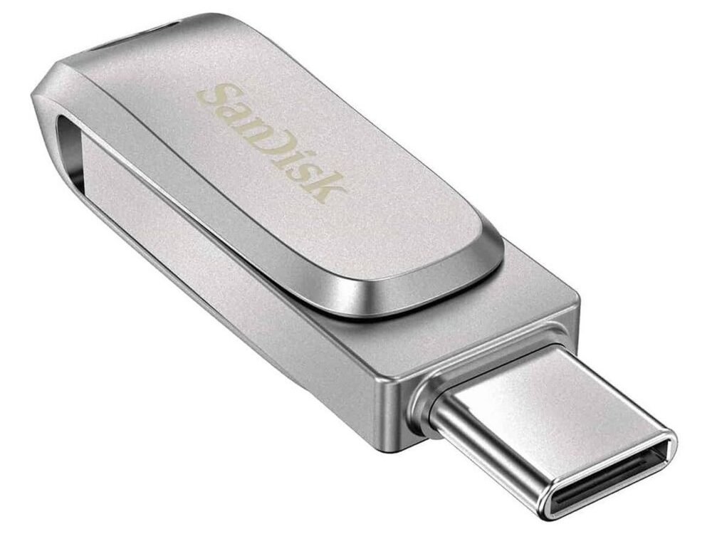 SanDisk Ultra Dual Drive | 1TB USB-C 3.2 & USB-A 3.2 Flash Drive | Roestvrijstaal
