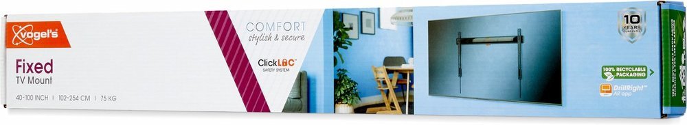 Vogel's Comfort TVM3605 | Vaste TV-beugel | 40-100" | max 75kg | VESA 600x400 - Afbeelding 11