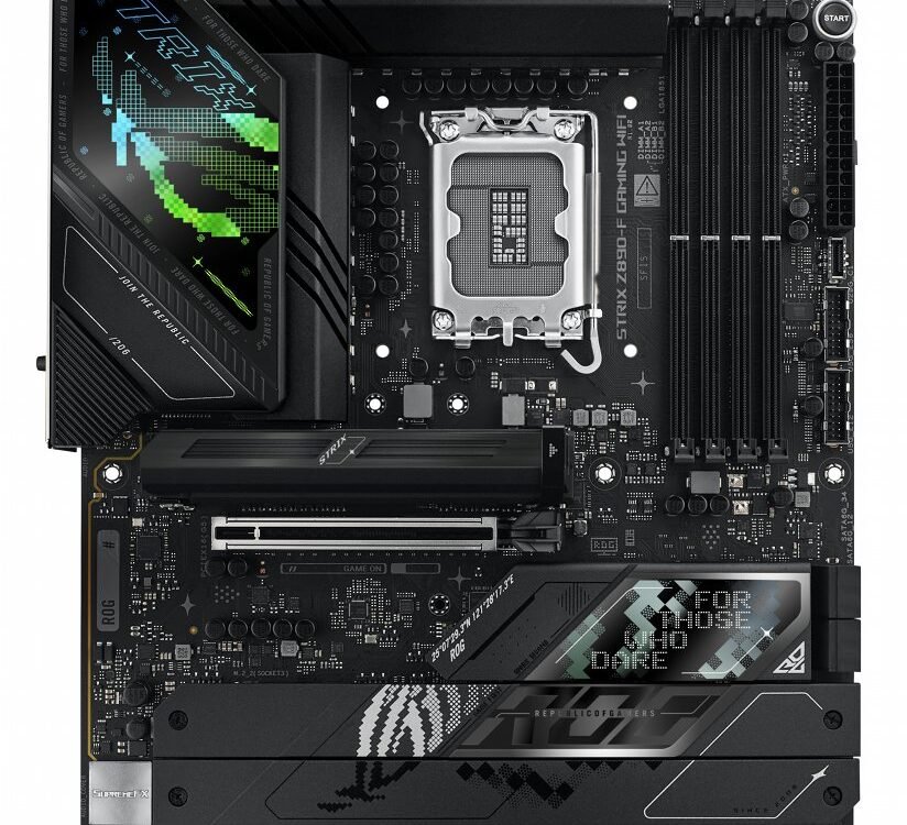 ASUS ROG STRIX Z890-F GAMING WIFI | Socket LGA 1851| Intel Z890 | 4xDDR5 | ATX | Moederbord