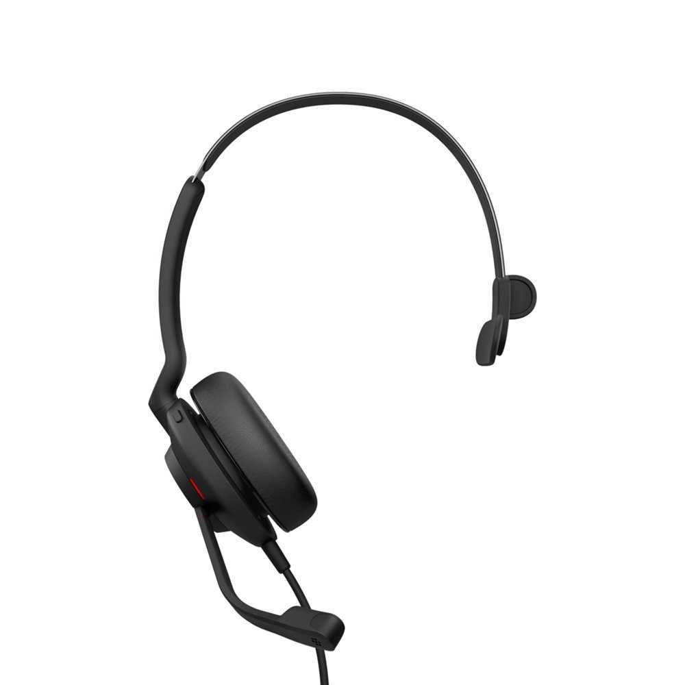 Jabra Evolve2 30 MS | Mono Bedrade On-Ear Headset USB-C | Zwart - Afbeelding 3