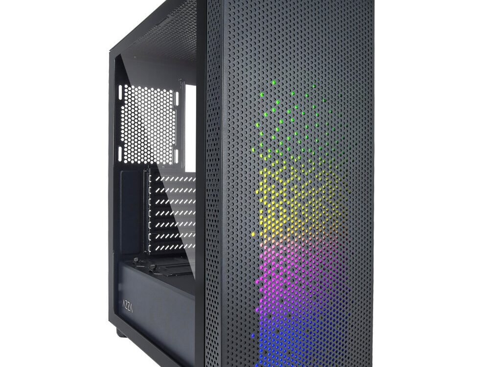 Azza Celesta RGB | Midi Tower Case | Zwart