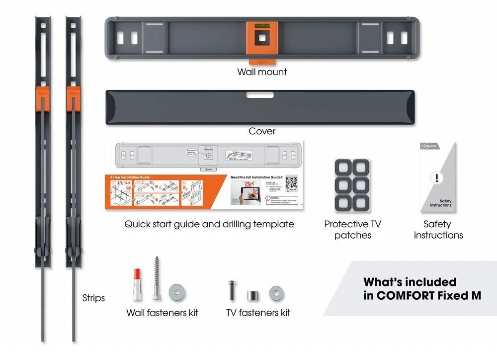 Vogel's Comfort TVM3405 | Vaste TV-beugel | 32-77" | max 50kg | VESA 400x400 - Afbeelding 3