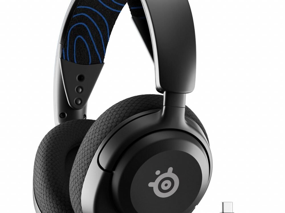 SteelSeries Arctis Nova 5P | Draadloze On-Ear Gaming Headset | Bluetooth + RF USB-C | Zwart