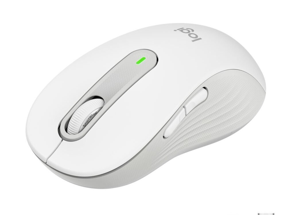 Logitech Signature M650 | Draadloze Muis | Rechtshandig | RF + Bluetooth | 2000 DPI | Wit