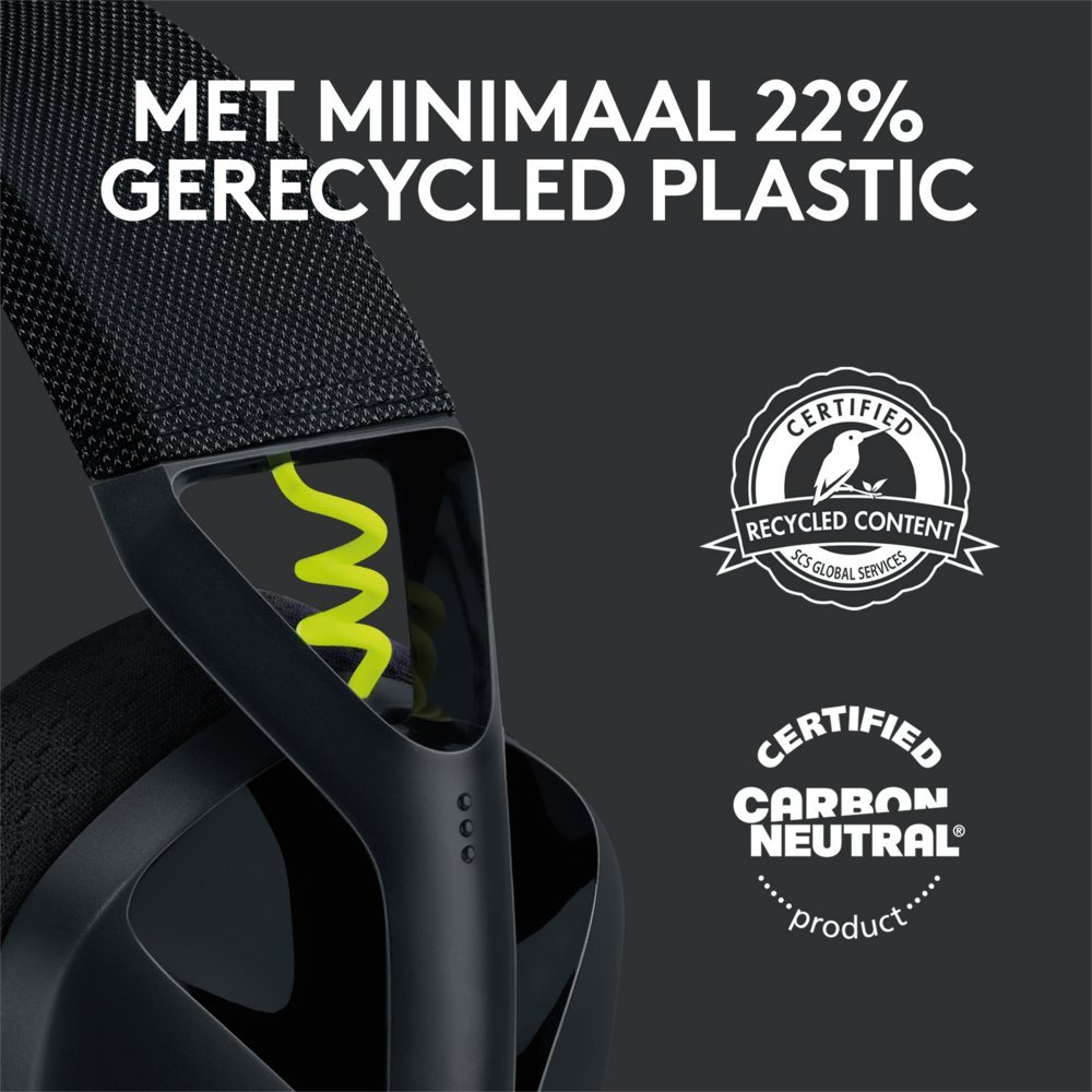 Logitech G435 Wireless Gaming Headset | Bluetooth & Lightspeed | Hoofdband | Zwart - Afbeelding 14