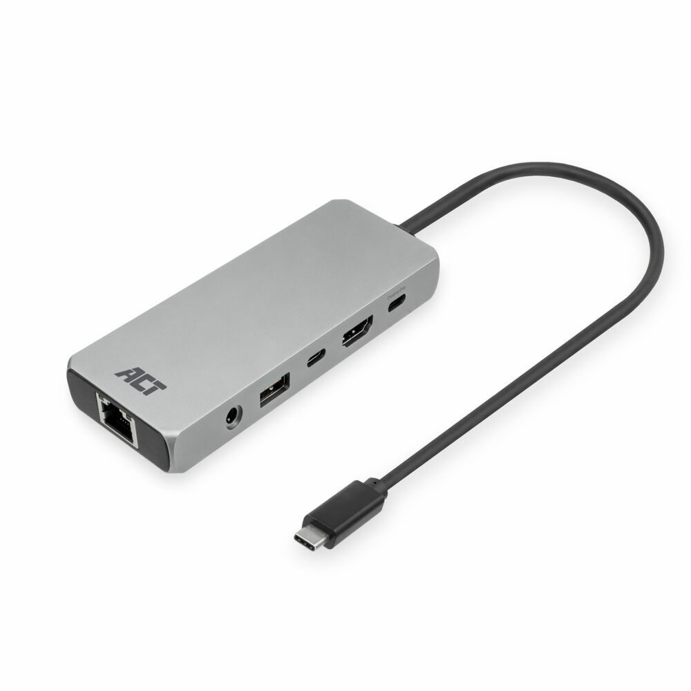 ACT AC7095 | Docking Station | USB-C | Zilver - Afbeelding 2