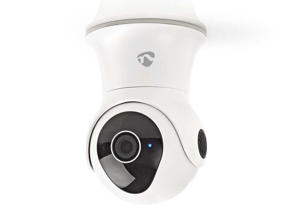 Nedis WIFICO20CWT | Wi-Fi Smart IP-buitencamera | Full HD 1080p | PTZ | Nachtzicht 15 m | Tweeweg-audio | IP65 | Wit