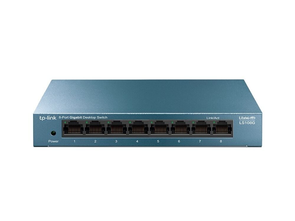 TP-Link LS108G | Unmanaged Switch | 8 Poorten | Gigabit Ethernet (10/100/1000 Mbps) | Desktop