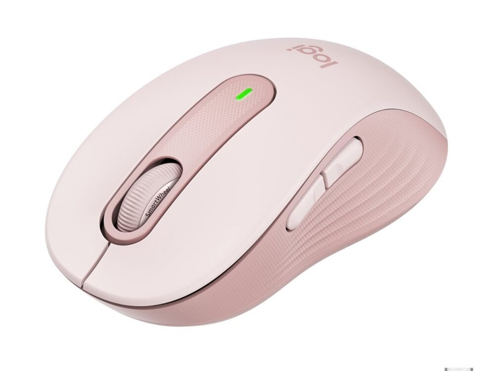 Logitech Signature M650 | Draadloze Muis | Rechtshandig | RF + Bluetooth | 2000 DPI | Roze