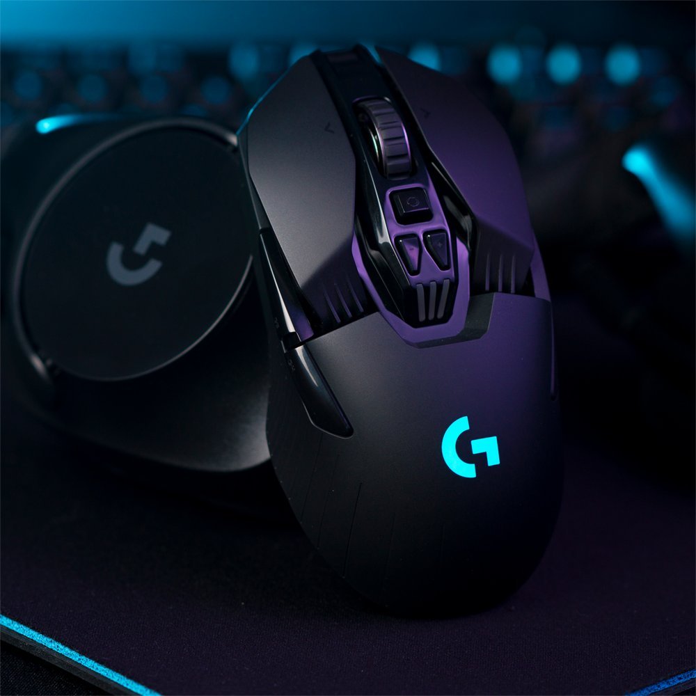 Logitech G903 Lightspeed | Ambidextrous Draadloze Gaming Muis | RF-Draadloos + USB-A | 25.600 DPI | Zwart - Afbeelding 3