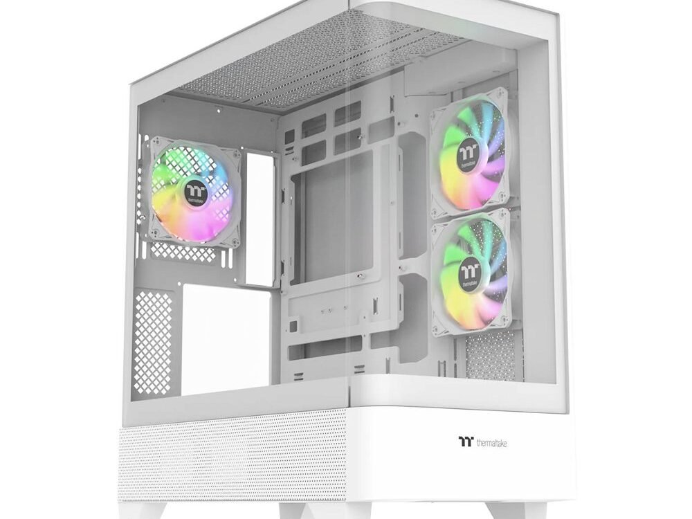 Thermaltake View 290 TG ARGB | Mid Tower Case | Snow (CA-1X8-00M6WN-00)