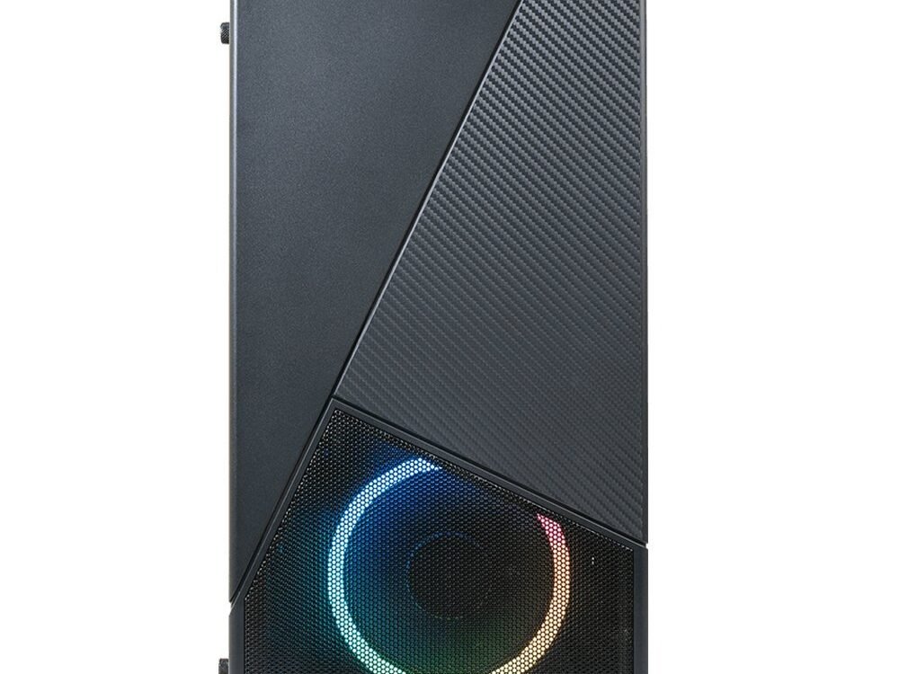 Azza Noir 130 RGB | Micro Tower Case | Zwart