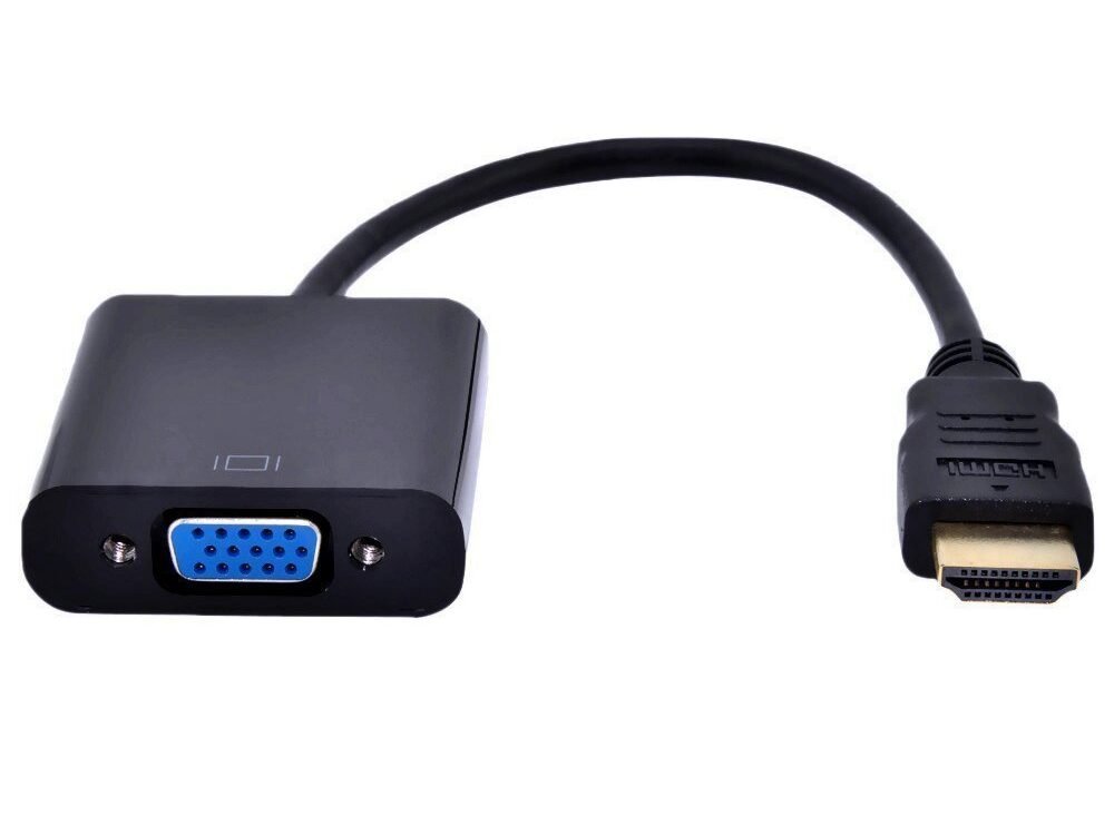 Gembird A-HDMI-VGA-04 | HDMI naar VGA Adapter | 0,15 m | Zwart