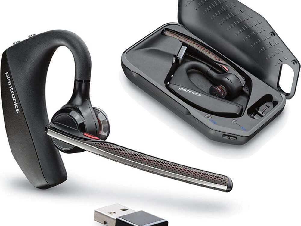 Plantronics Voyager 5200 UC | Draadloze Mono On-Ear Headset | Bluetooth | Zwart