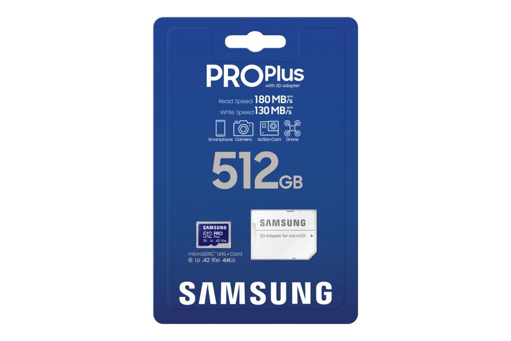 Samsung EVO Plus | MicroSDXC | 512GB | Class 10 | UHS-I U3 | Inclusief adapter - Afbeelding 9