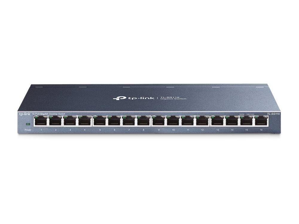 TP-Link TL-SG116 | Unmanaged L2 Switch | 16 Poorten | Gigabit Ethernet (10/100/1000 Mbps)