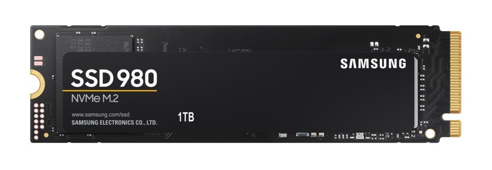 Samsung 980 | 1TB NVMe SSD | M.2 Gen3 | 3.500 MB/s Lezen | 3.000 MB/s Schrijven