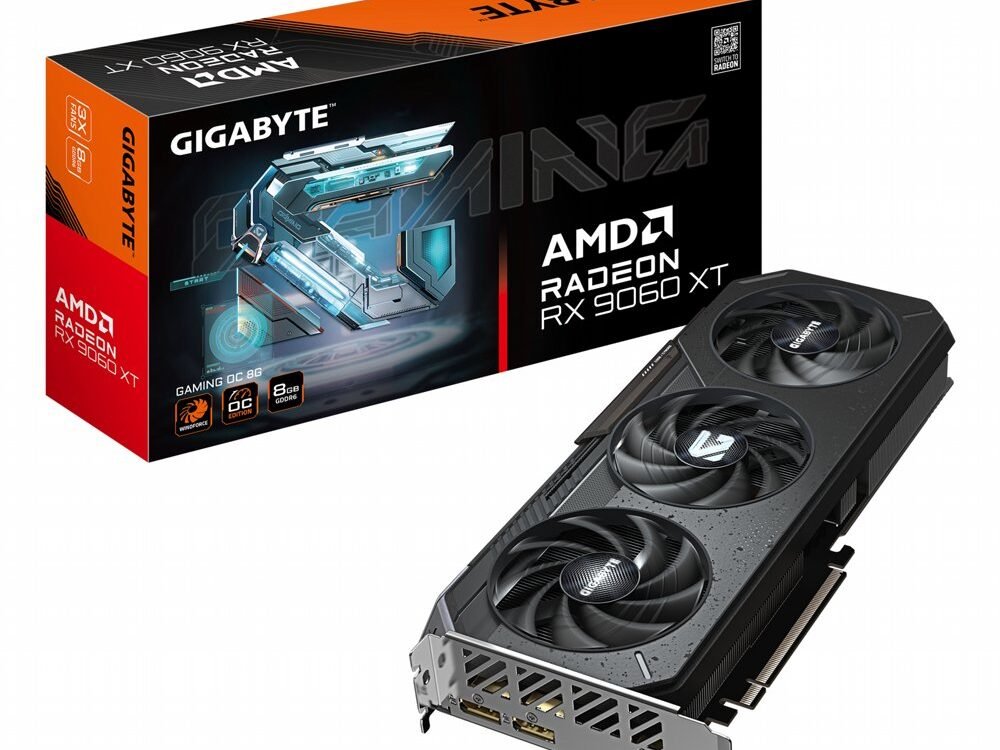 GIGABYTE Radeon RX 9060 XT GAMING OC | 8GB GDDR6 | Videokaart | AMD GPU