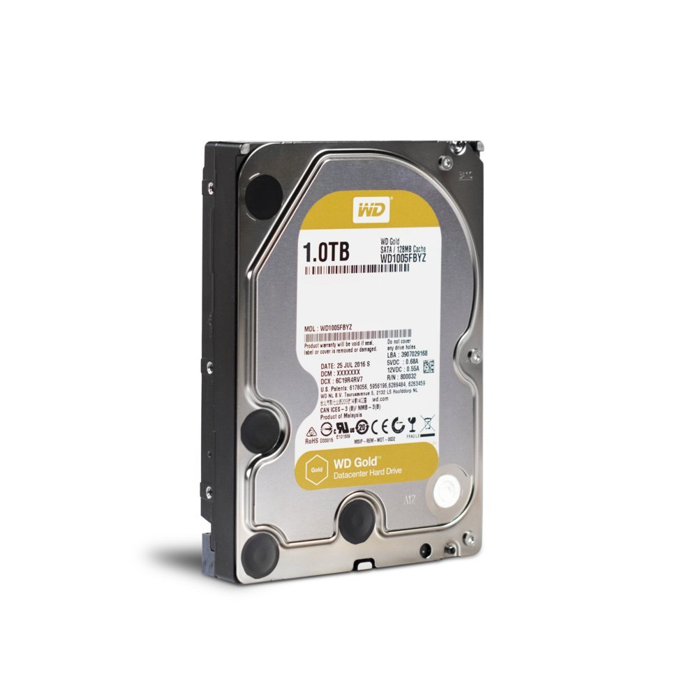Western Digital Gold Enterprise HDD 3.5" | 1TB SATA III | 7200RPM - Afbeelding 3