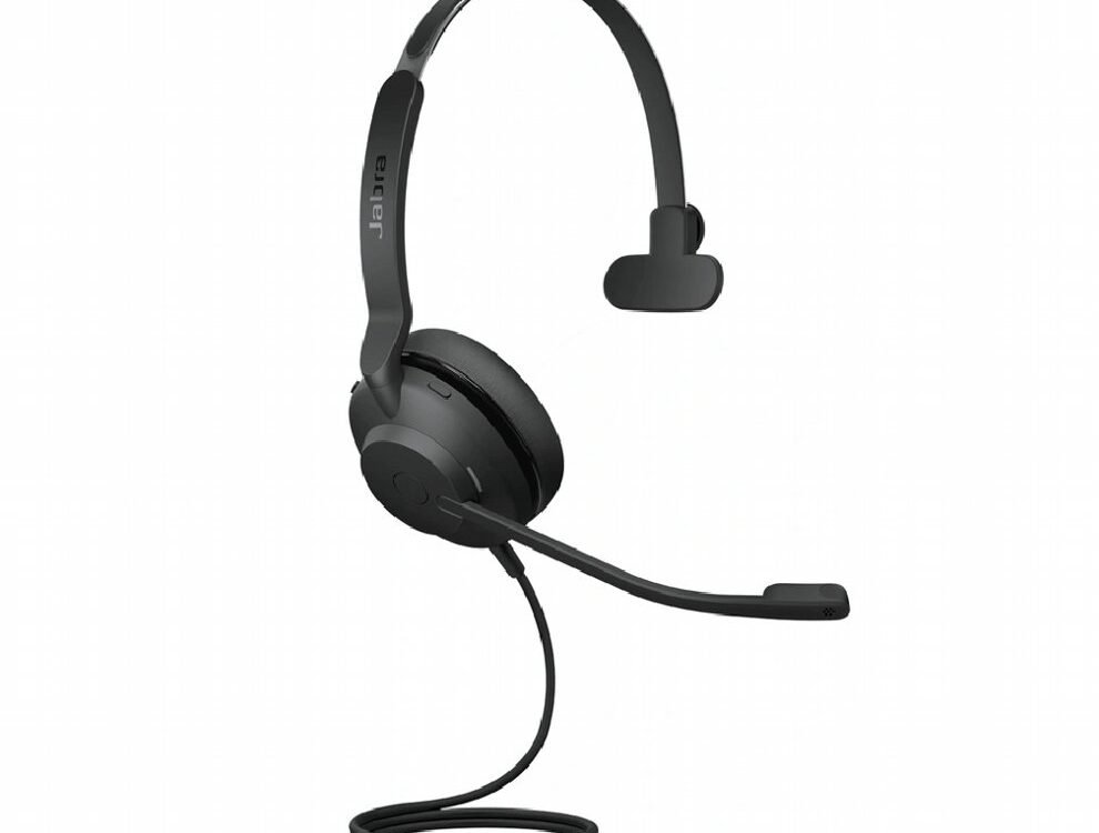 Jabra Evolve2 30 UC | Mono Bedrade On-Ear Headset USB-C | Zwart