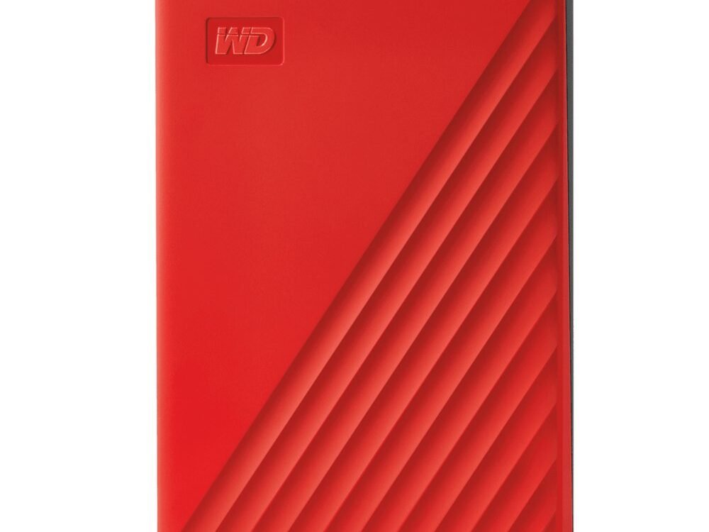 WD My Passport Externe Harde Schijf | 2TB | USB 3.2 | Rood