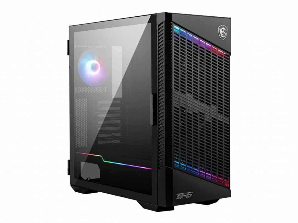 MSI MPG Velox 100P Airflow RGB | Midi Tower Case | Zwart