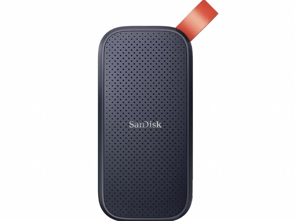 SanDisk Portable SSD | 1TB | USB-C 3.2 Gen 2 | 800 MB/s Lezen | 800 MB/s Schrijven | Zwart