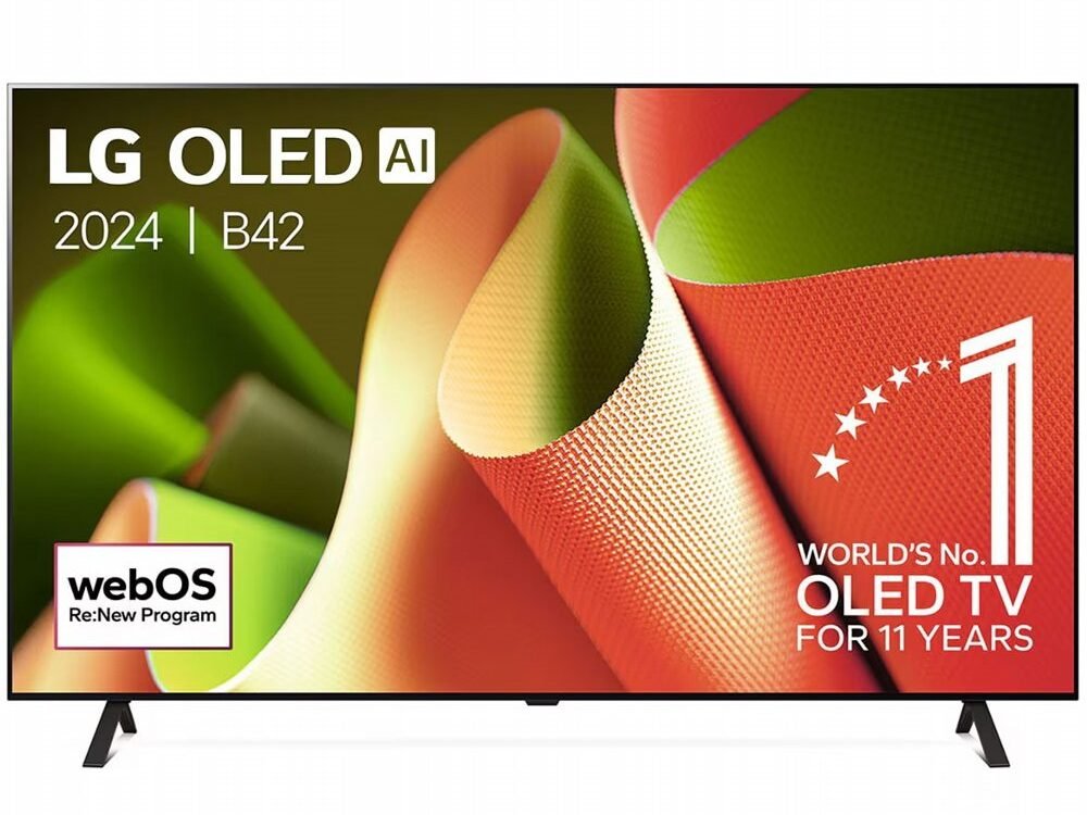 LG OLED65B4ELA.AEU | 65" 4K Ultra HD OLED Smart TV | WebOS | Dolby Vision | 120Hz | Perfect Black