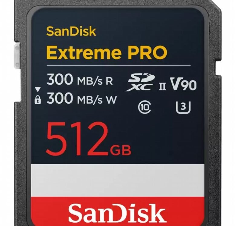 SanDisk Extreme PRO | 512GB SDXC Geheugenkaart | UHS-II Klasse 10