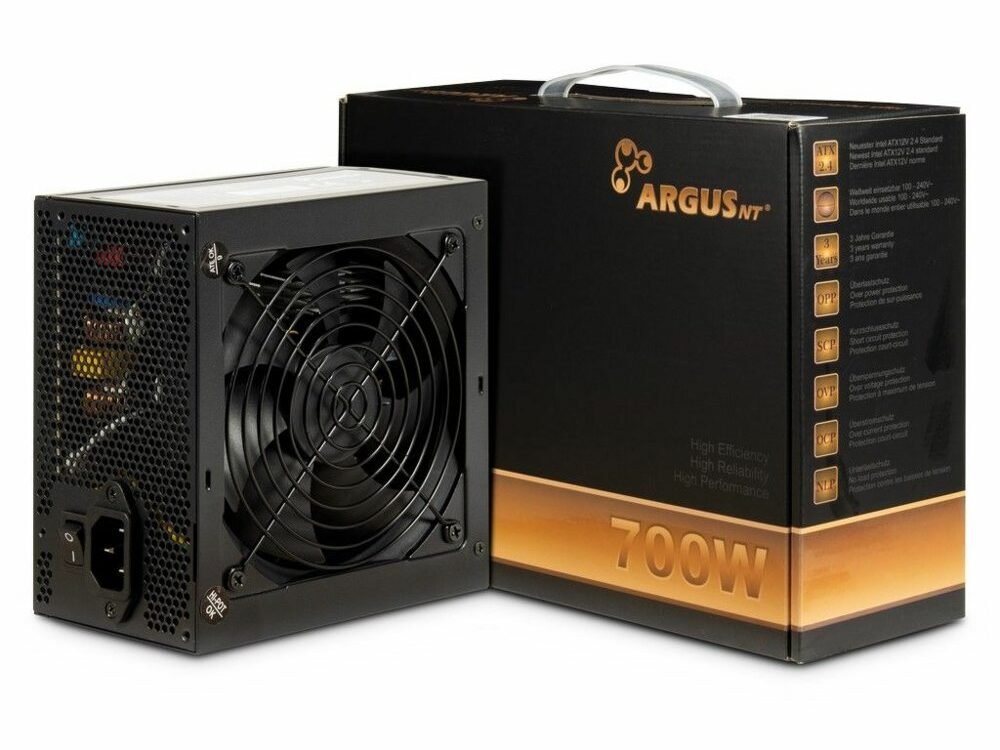 Inter-Tech ArgusNT BPS-700 | 700 Watt Bronze ATX PSU | Power Supply | Voeding