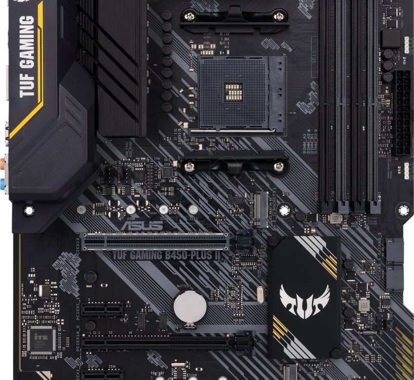 ASUS TUF GAMING B450-PLUS II | Socket AM4 | AMD B450 | 4xDDR4 | ATX | Moederbord