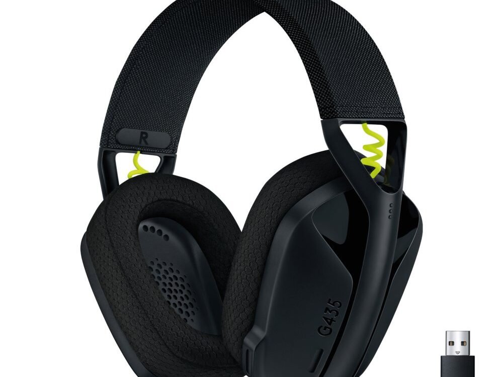 Logitech G435 Wireless Gaming Headset | Bluetooth & Lightspeed | Hoofdband | Zwart