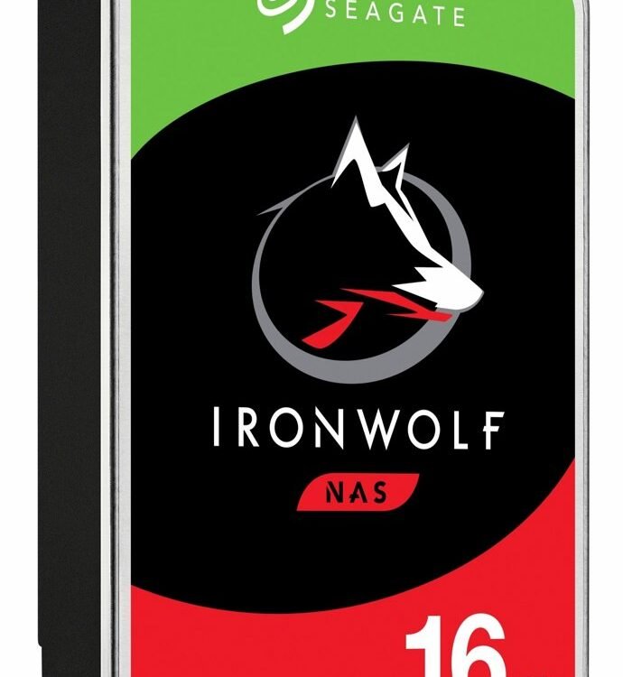 Seagate IronWolf HDD 3.5" | 16TB SATA III | 5400RPM | 256MB Cache