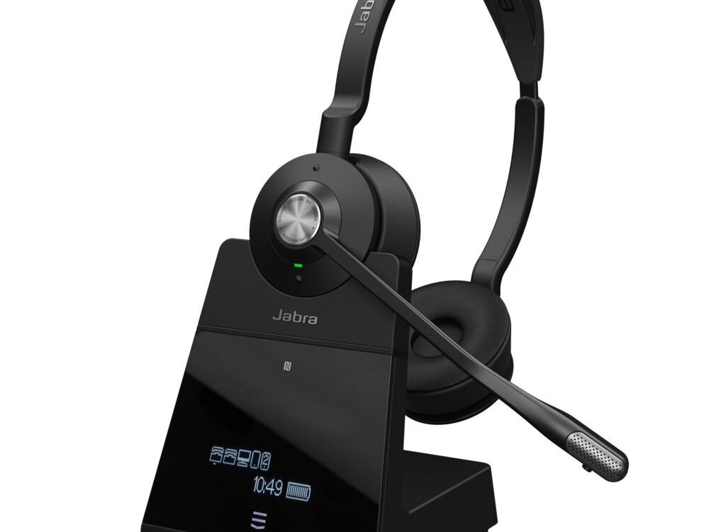 Jabra Engage 75 | Draadloze On-ear Stereo Headset | Oplaadstation | Zwart