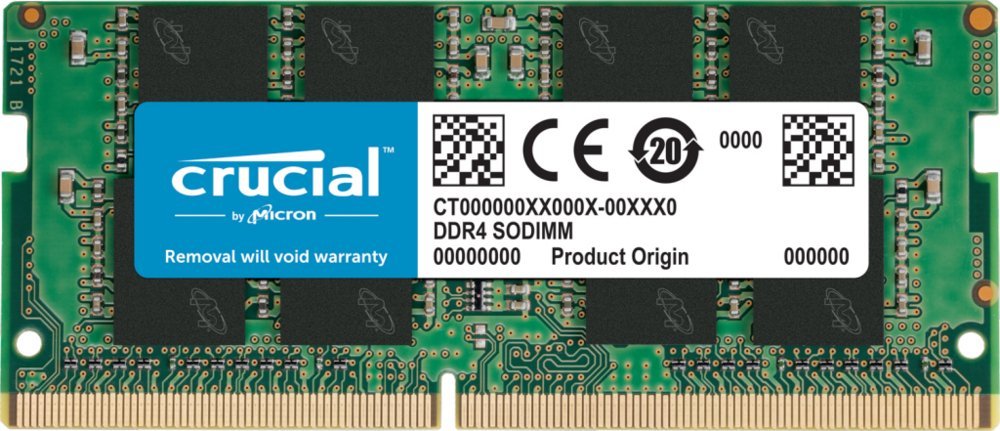 Crucial | 1x8GB DDR4 | 3200MHz | SODIMM | CL22 | Geheugenmodule | RAM