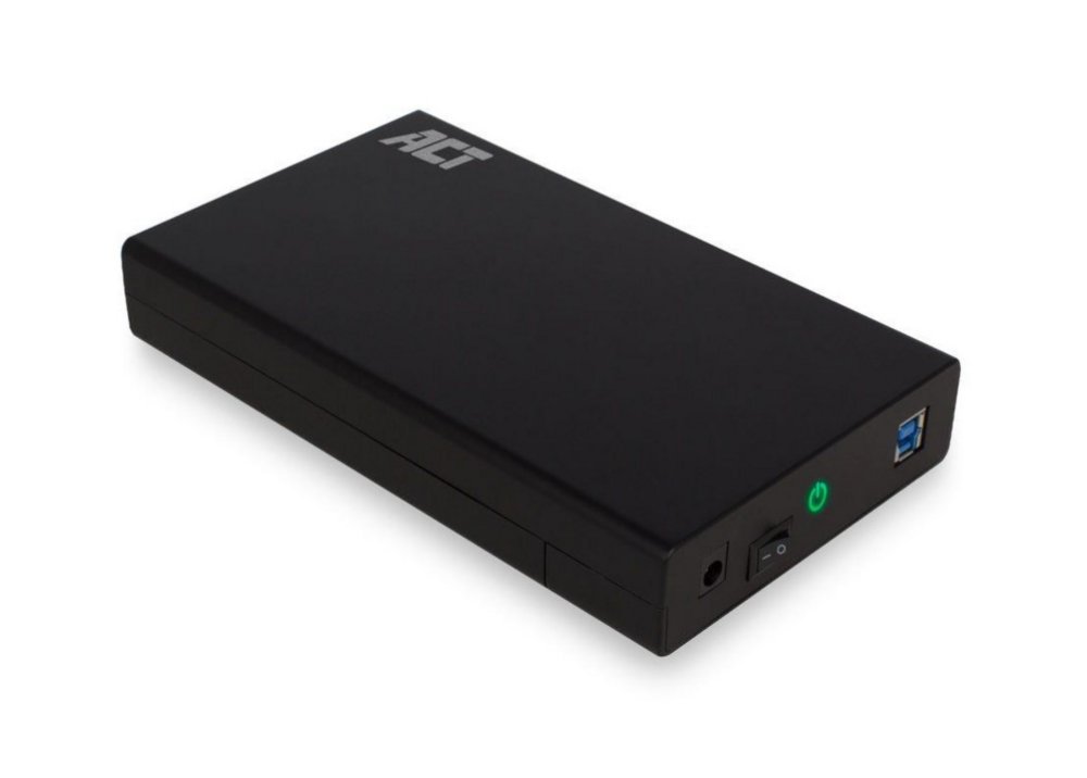 ACT AC1405 | 3,5" SATA HDD Behuizing | USB 3.2 Gen1 (5 Gbit/s) | Schroefloos Design