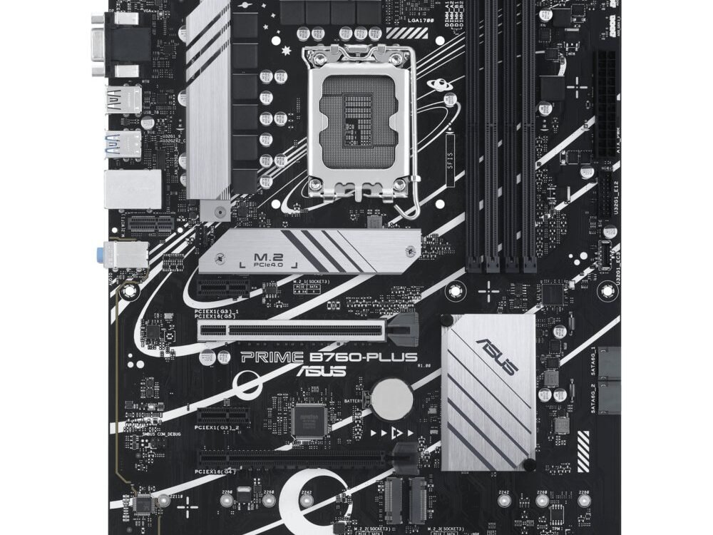 ASUS PRIME B760-PLUS | Socket LGA 1700 | Intel B760 | 4xDDR5 | ATX | Moederbord