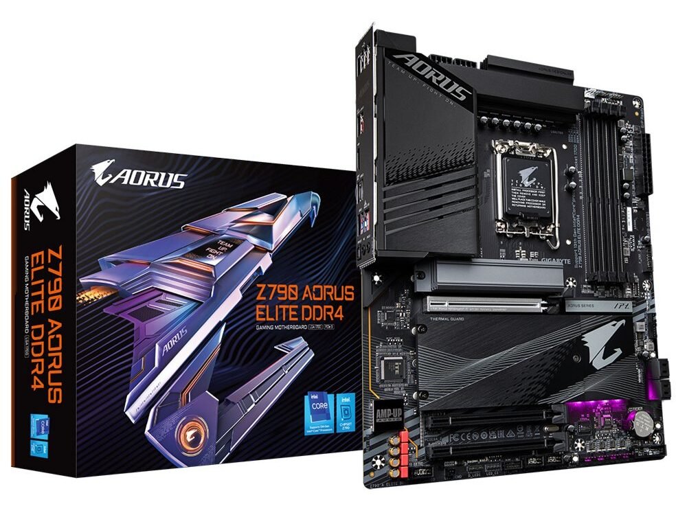 Gigabyte Z790 AORUS ELITE DDR4 | Socket LGA 1700 | Intel Z790 | 4xDDR4 | ATX | Moederbord